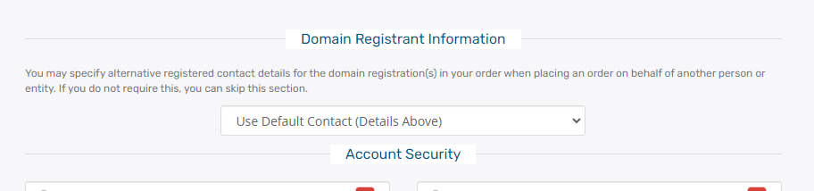 domain registration information